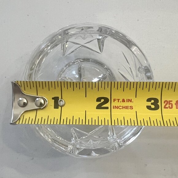 Bohemian Handmade Pinwheel Crystal Creamer, Sugar Bowl & Tray! - Picture 6 of 16